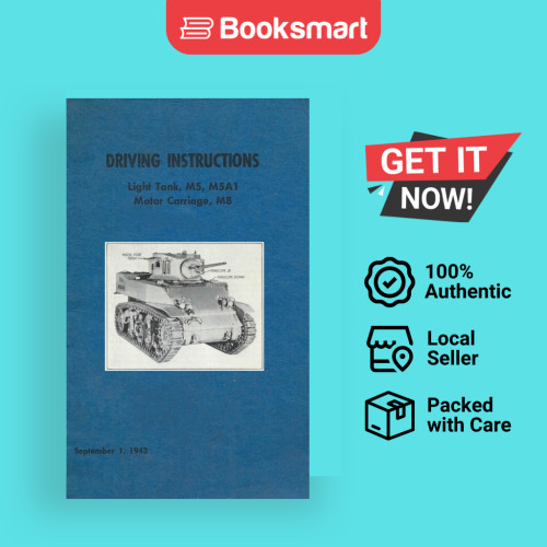 คําแนะนําการขับรถสําหรับ M5 Stuart Light Tank M5A1 Motor Carriage M8 - ปกอ่อน - อังกฤษ - 97988690244