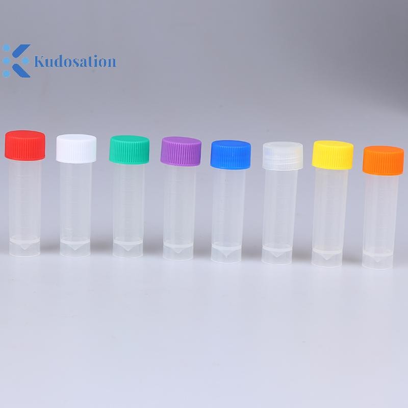คุโดส 10 ชิ้น 5 มล. หลอดทดลองพลาสติก Vial พร้อมสกรูซีลแพ็คภาชนะ