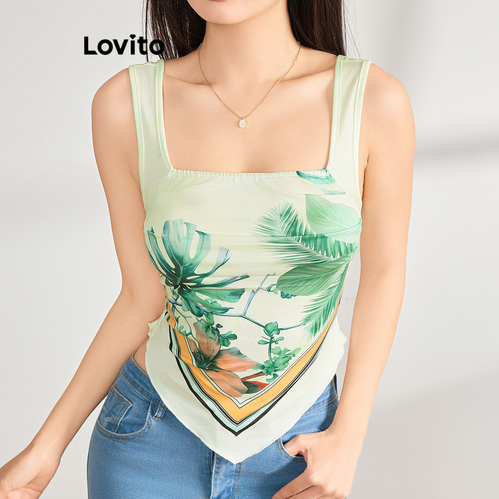 Lovito รองเท้าส้นสูงทรงหัวแหลมประดับดอกไม้คริสตัลแบบเรียบง่ายสำหรับผู้หญิง L112ED550