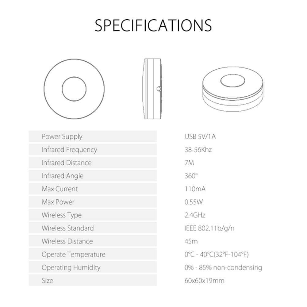 [colog.th] Tuya WiFi IR RF รีโมทคอนโทรลอินฟราเรดอัจฉริยะตัวควบคุมสากลควบคุมเสียง