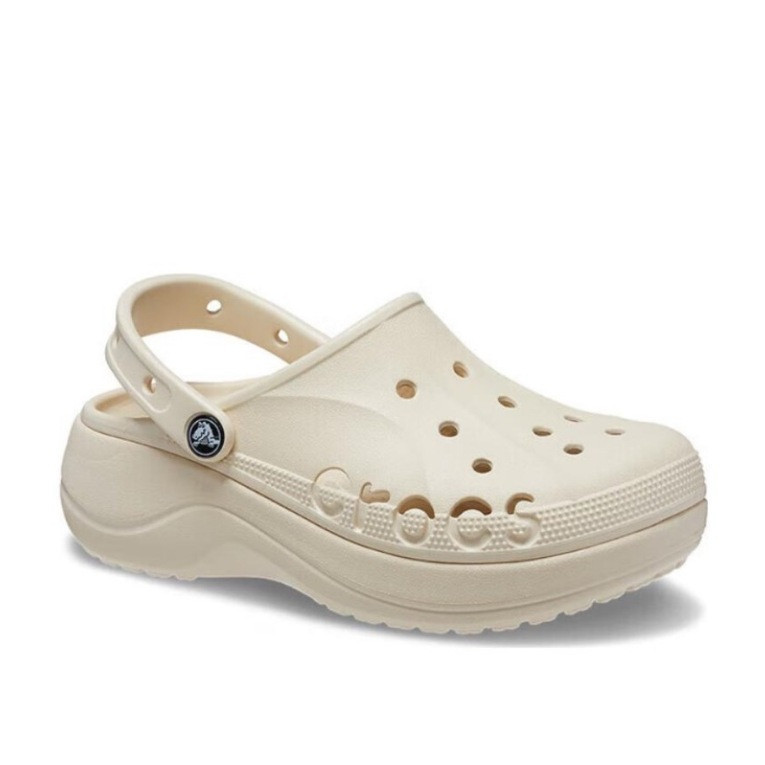 CROCS รองเท้าลำลองผู้หญิง BAYA PLATFORM CLOG รุ่น 20818611S - WINTER WHITE/BONE
