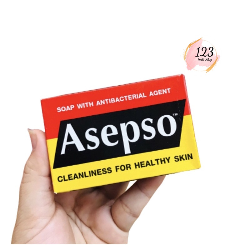 📍 สบู่ Asepso Soap with Antibacterial Agent สบู่อนามัย ✨