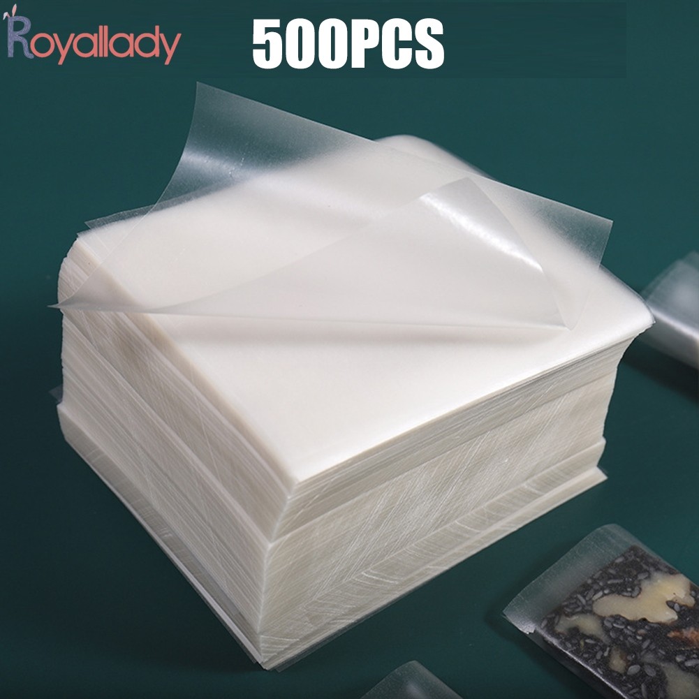 [พร้อมสต็อก] 500แผ่นกระดาษข้าวเหนียวกินได้xmasขนมแต่งงานสําหรับขนมอาหารห่อคุณภาพสูง