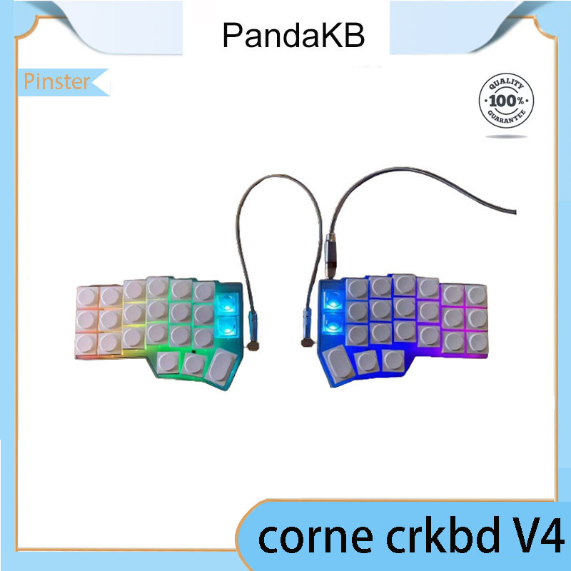 Pandakb corne crkbd V4 Split keyboard คีย์บอร์ดตามหลักสรีรศาสตร์ Split ergo ชุดคีย์บอร์ด