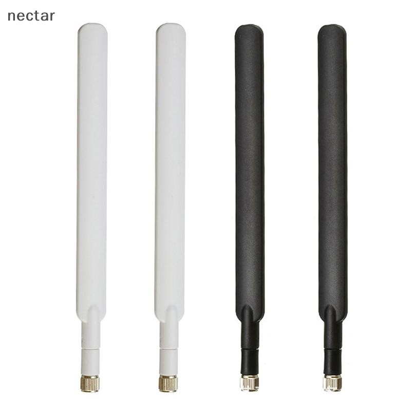 Tar 2 ชิ้น/ล็อต 4G เสาอากาศ 10dBi SMA ชาย 700-2700MHz สําหรับ 4G LTE Router Wifi เสาอากาศ N