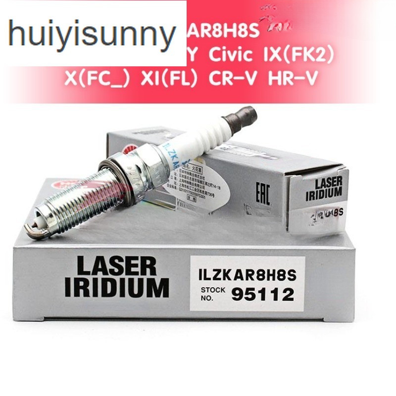 HYS 4PCS 95112 IZKAR8H8S หัวเทียนอิริเดียมสําหรับ Honda CITY Civic IX FK2 X FC XI FL CR-V HR-V