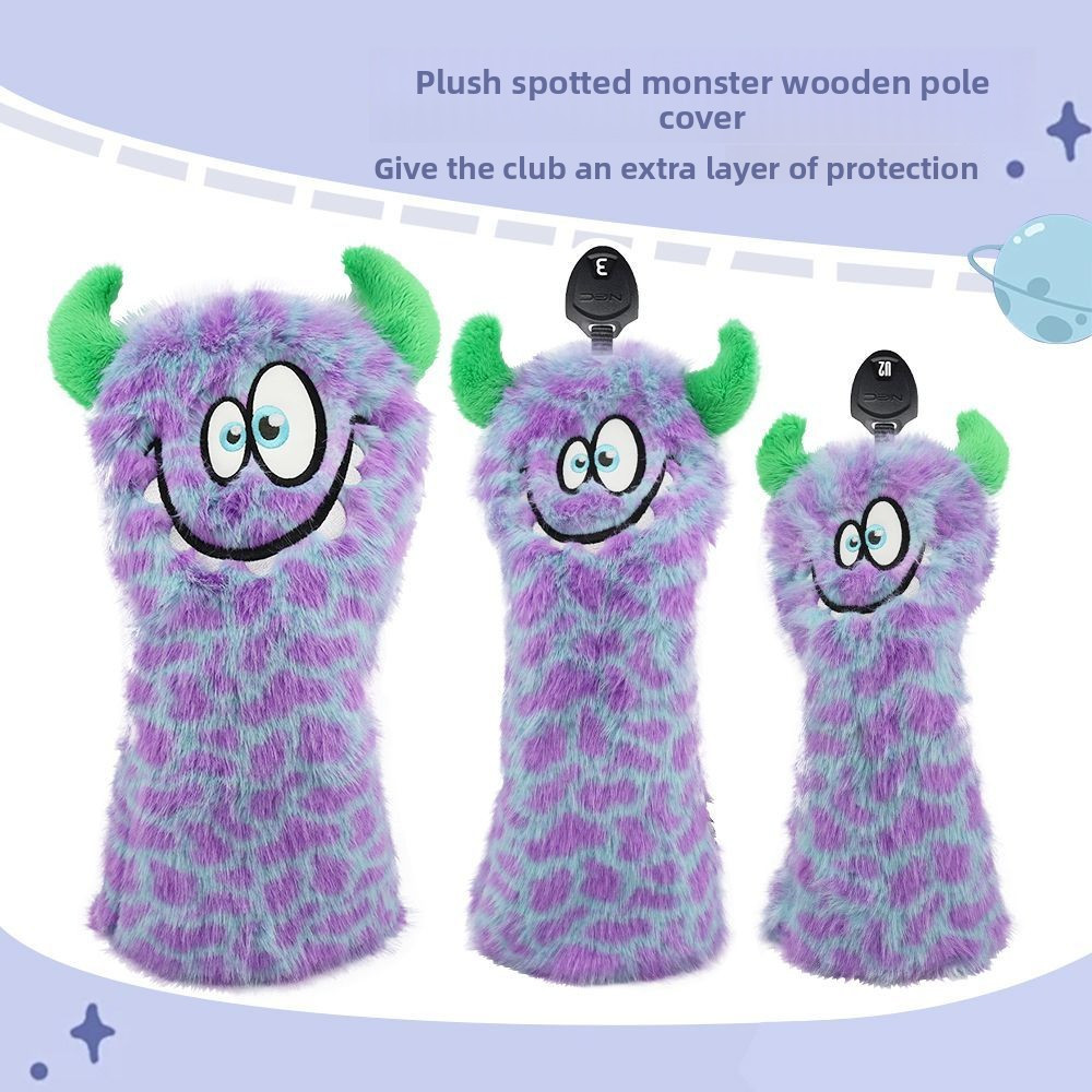 Golf Wood Club Cover Plush Spot Monster น่ารักการ์ตูน Club Cover GT5587 9ZQS