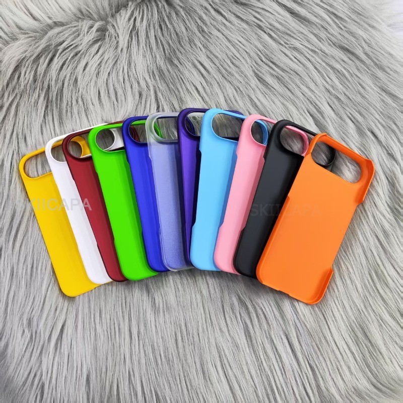 Slim Matte Hard PC เคสโทรศัพท์สําหรับ iPhone 17 Air 17 Pro Max กันกระแทกสีทึบสําหรับ iPhone 17Pro 17Air Funda