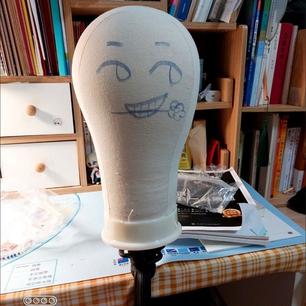 New Product#[1.5Ten Thousand People Collection]Wig Stand Head Mold for Organizing Wig Styling, Pin I