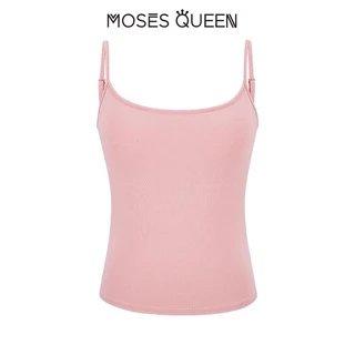 < MOSESQUEEN > เสื้อคีบแบบแฟชั่น ที่มีสายไหล่ตัวย่อปรับได้ พร้อมแผ่นรองหน้าอก เสื้อผ้าสตรีฤดูร้อนใหม่จากร้านขายเสื้อผ้าสตรี ที่มีลวดลายเซ็กซี่ #63119