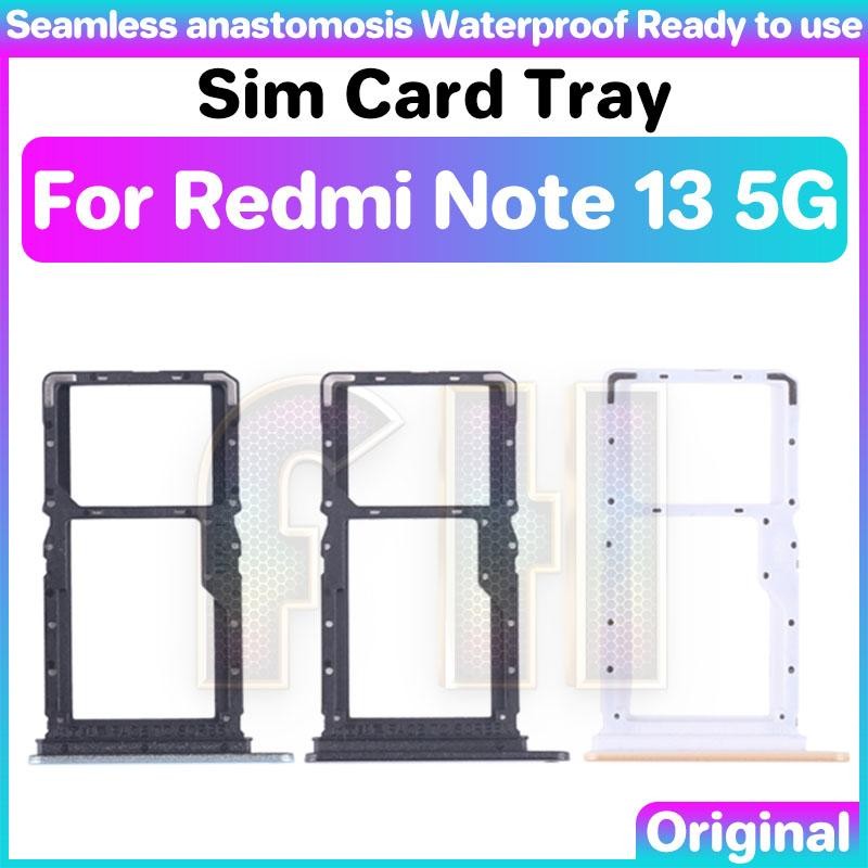 ถาดซิมสําหรับ Redmi Note 13 5G ที่วางสล็อตถาดซิมการ์ด