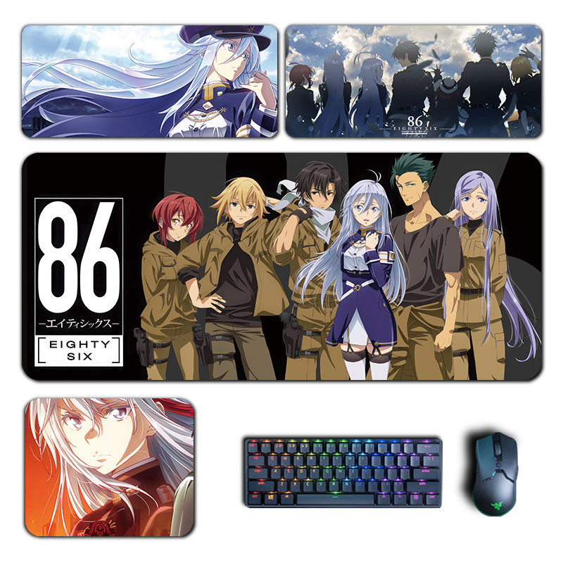 อะนิเมะ 86 Eighty หกแผ่นรองเมาส์ Vladilena Shinei ขนาดใหญ่ XXL Mousepad แป้นพิมพ์คอมพิวเตอร์ Padding มังงะอุปกรณ์เสริมสําหรับเล่นเกมโต๊ะ Mat ราคา ถูกที่สุด ดีลบีเคเค
