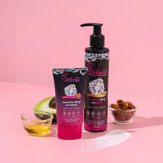 Belonne Hair Curl Cream 50ml บีลอนเน่ ครีมจับลอนผมหยิก.