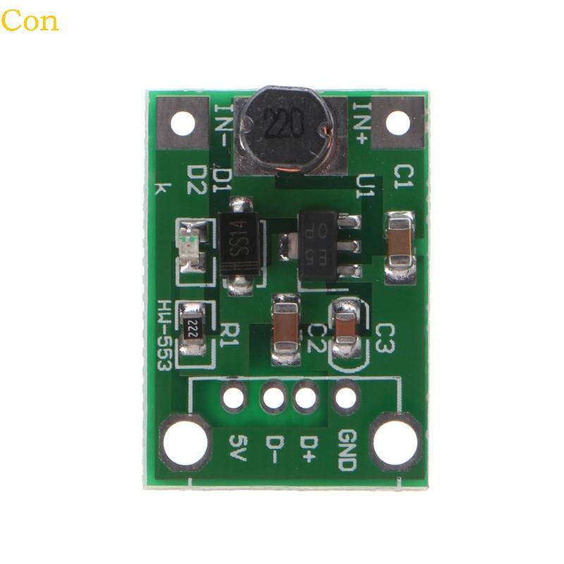 Con DC-DC 1V-5V ถึง 5V ตัวแปลงตัวควบคุมแรงดันไฟฟ้า Step Up Boost โมดูลแหล่งจ่ายไฟ