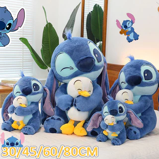 ตุ๊กตาของเล่น น่ารักและนุ่มนวล Stitch Hug Duck Doll 30~80cm เหมาะกับของขวัญวันเกิด วันวาเลนไทน์