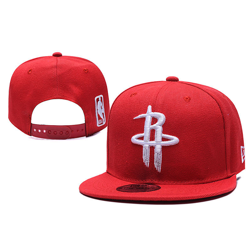 NBA Men's Houston Rockets Cap - Adjustable Flat Brim Hat