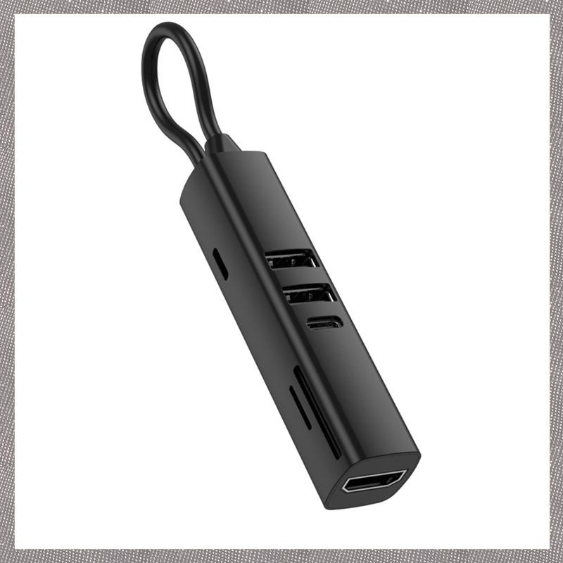[MLO] USB 3.0 HDTV 4K 30Hz วิดีโอ 7 in 1 USB C HUB SD TF Card Slot Reader Multi-Ports PD 100W ชาร์จส