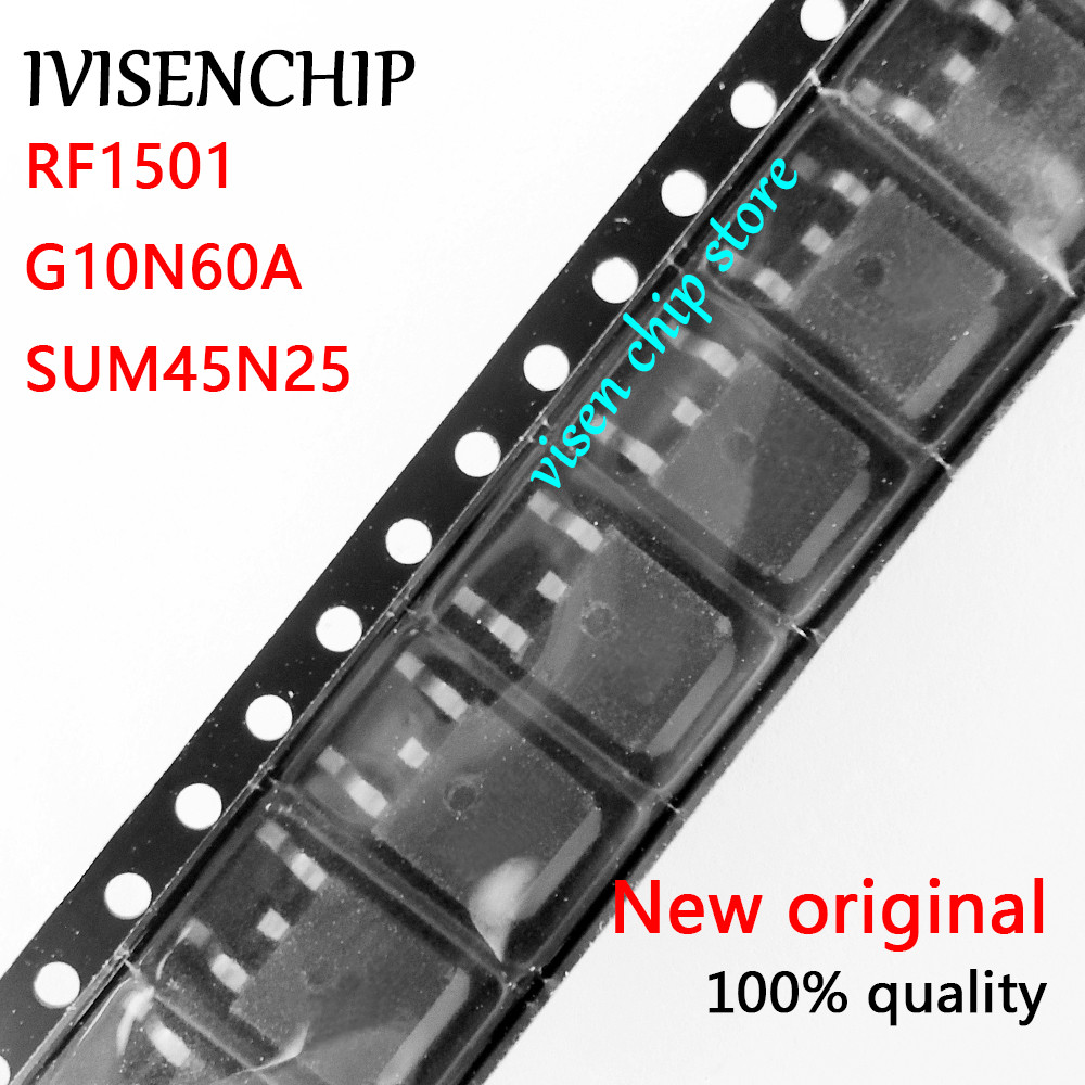 10 ชิ้น SGB10N60A G10N60A RF1501NS3S RF1501 SUM45N25-58 SUM45N25 TO-263 ในสต็อก