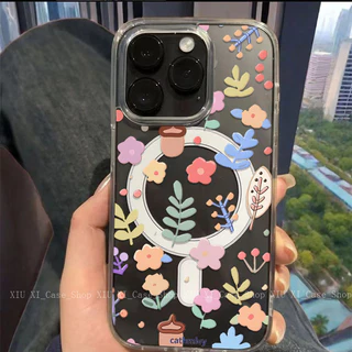 💫Un💫ใช้ได้กับ เคสไอโฟน เคสโทรศัพท์แม่เหล็ก iPhone 17Promax 16 14Plus 15Pro 13Pro 11 12-BXYCK19