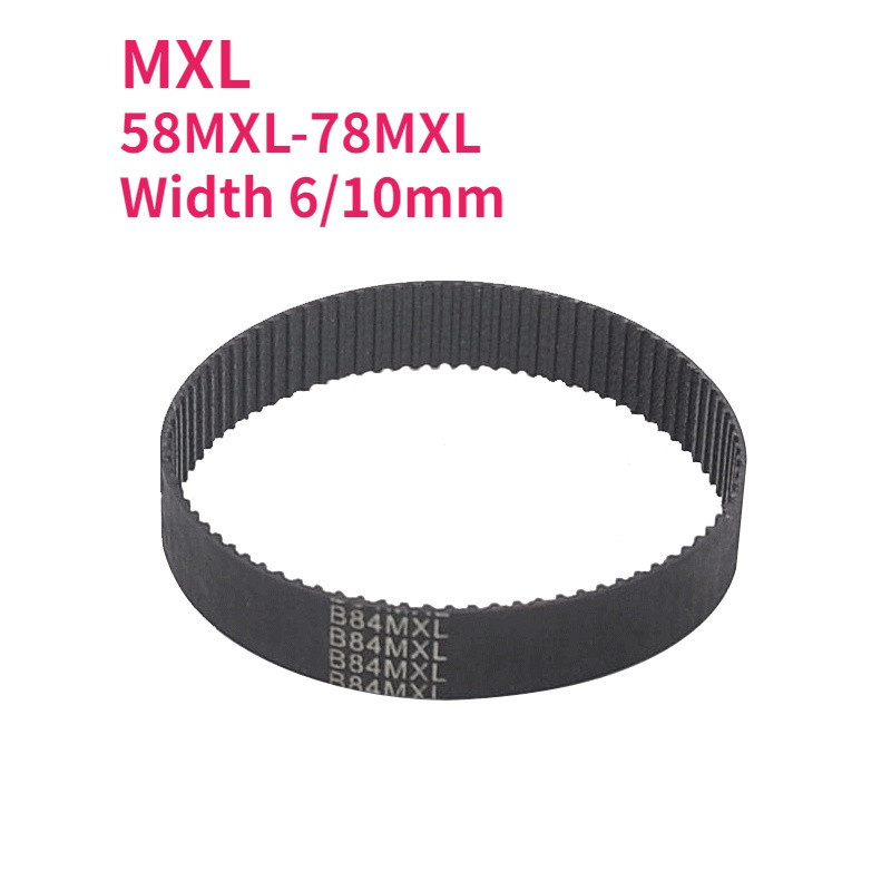 MXL เข็มขัดไทม์มิ่งซิงโครนัส 58MXL/58.4MXL/59MXL/60MXL/61MXL/61.5MXL/62MXL/63MXL/64MXL/65M67XL/M67XL