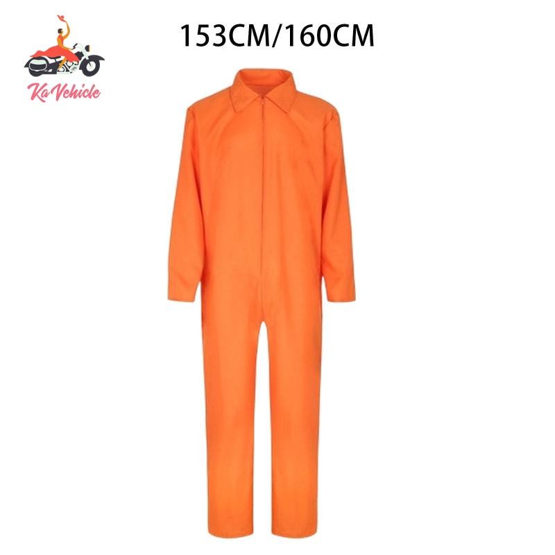 [Whstrong] ชุดนักโทษแต่งตัวเครื่องแต่งกาย Inmate สําหรับเหตุการณ์ การแสดงเวทีฮาโลวีน