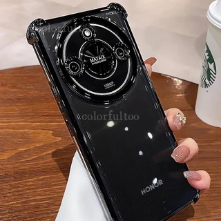 X9C 5G สีปลอกใสสําหรับ Honor X9C สมาร์ท HonorX9C X9d X6C HonorX7d 4G 5G Electroplate โปร่งใส TPU เคสโทรศัพท์กันกระแทกปลอกป้องกัน Anti-fall Soft ฝาหลัง