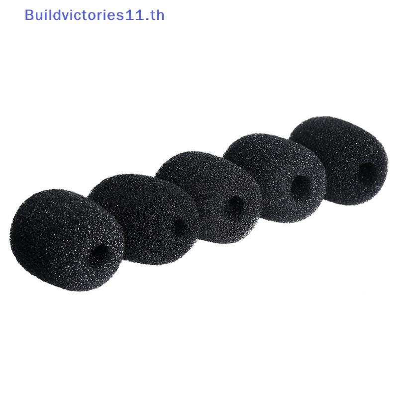 Buildvictories11 5PCS ไมโครโฟนกระจกโฟมนุ่ม Pad Mic ฝาครอบฟองน้ําผิว TH