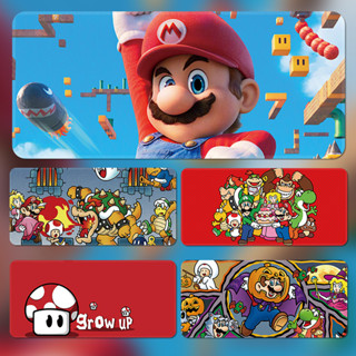 Mario มาริโอแผ่นรองเมาส์แผ่นรองโต๊ะขนาดใหญ่แผ่นรองคีย์บอร์ดก…