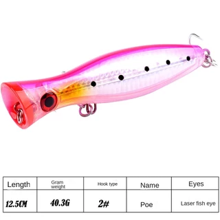 F049 เหยื่อปลอม เหยื่อตกปลา 12.5 ซม. อุปกรณ์ตกปลา พร้อมส่งจากไทย