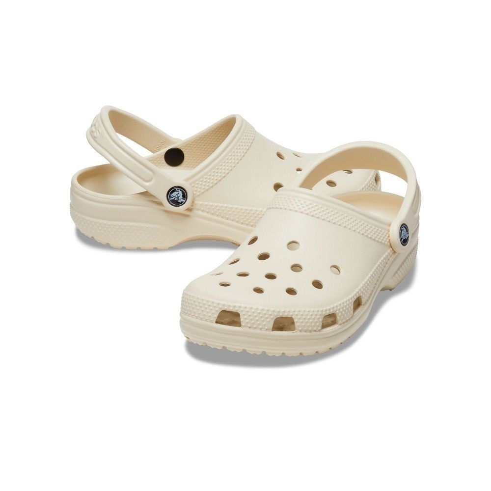 CROCS รองเท้าลำลองผู้ใหญ่ CLASSIC CLOG รุ่น 10001100 - WHITE/BONE