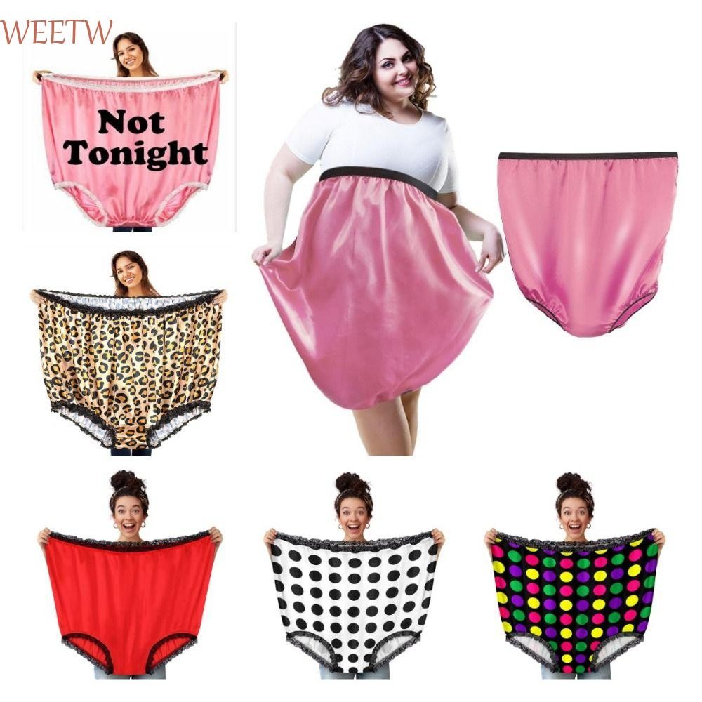 Weekw กางเกงย่า, ของขวัญ Gag ตลกขนาดบวก, Joke สีสัน Terylen Spoof Giant Novelty Undies ของขวัญวันวาเลนไทน์