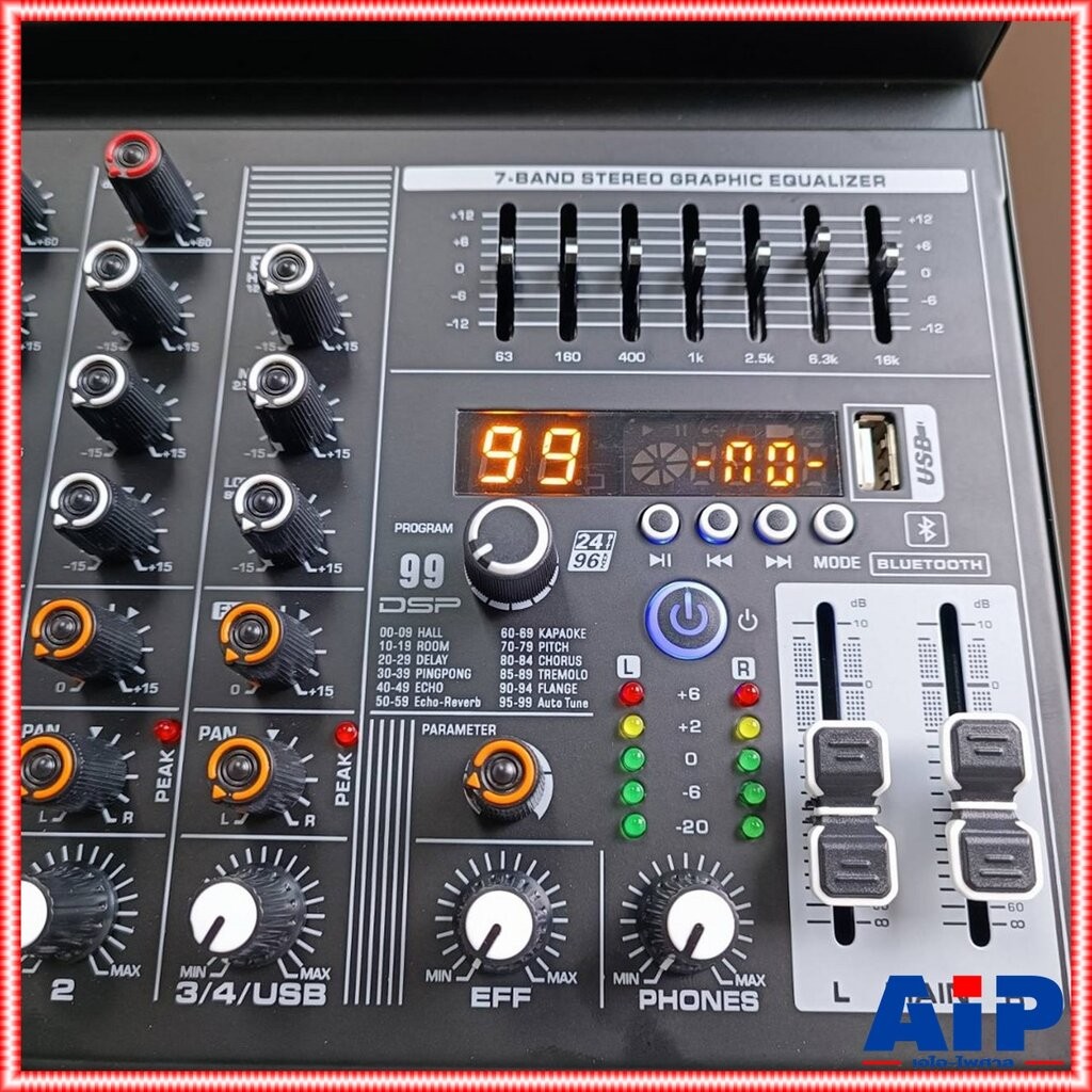 TADA CHAMP-4 MIXER มิกเซอร์อนาล็อก 4 แชนแนล บลูทูธ Bluetooth mixer เอฟเฟคแท้ ธาดา TA DA CHAMP 4 CHAMP4 เอไอ-ไพศาล