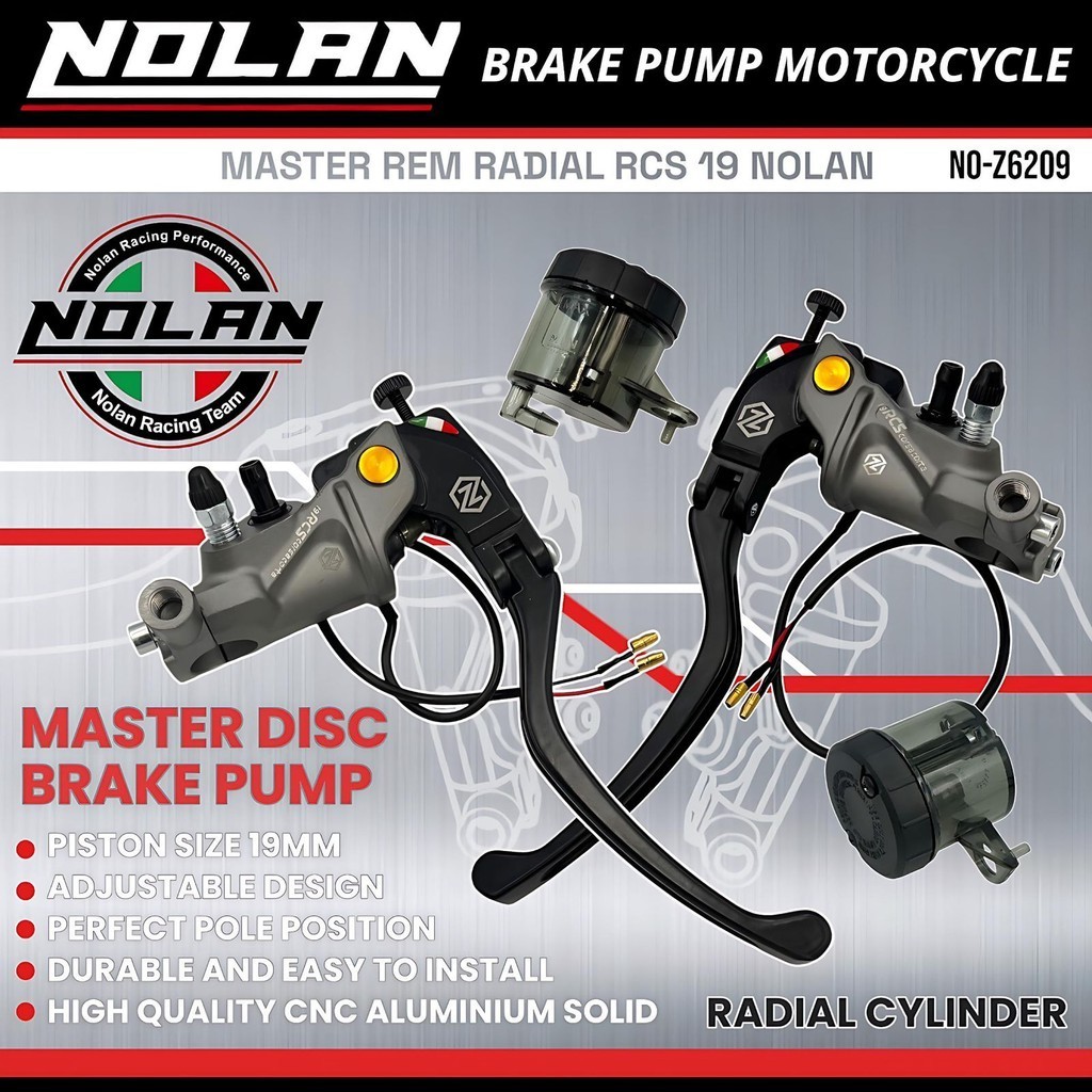 MasterBrake Radial NOLAN RCS19 Corsa 2 Tube Master เบรคชุด Smoke Plus เบรคสวิทช์ DV Shop