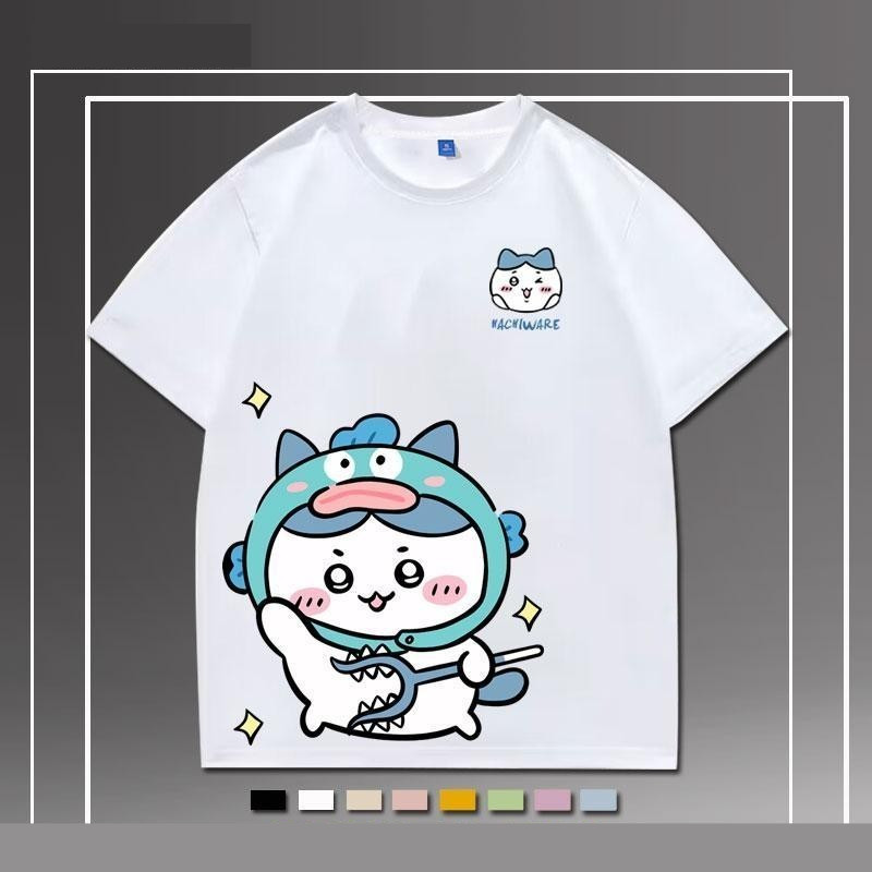 ใหม่ Chikawa chikawa Little Cute chiikawa chikawa chikawa chikawa เสื้อยืดแขนสั้นฤดูร้อนผ้าฝ้ายแท้ s