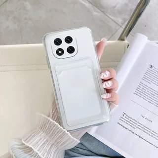 สําหรับRedmiหมายเหตุ15 Pro Plus ProPlus 2026เคสโทรศัพท์สล็อตการ์ดนุ่มโปร่งใสปลอกNote15Pro + Note15 Note15Proใสกันกระแทกเรียบง่ายซิลิโคนป้องกันกล้องปกหลัง