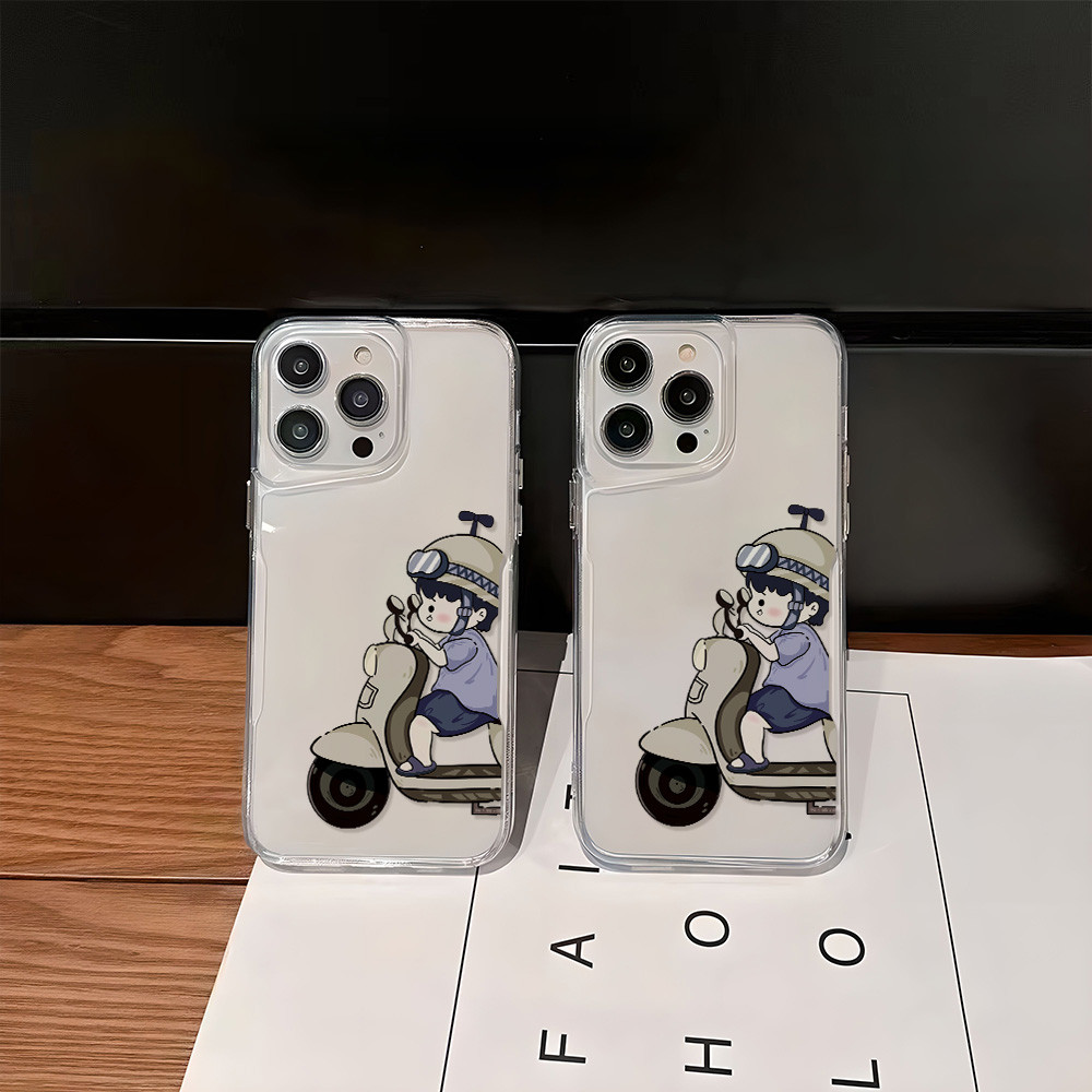 GADGET FUSION เคสป้องกันแบบใสสําหรับ iPhone 11 15 1314 Plus 12 Pro Max