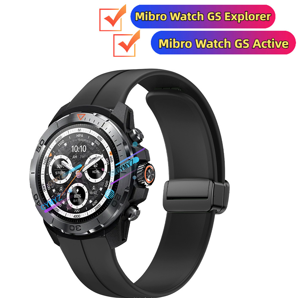 Mibro Watch GS Explorer strap สายซิลิโคน Mibro Watch GS สายที่ใช้งาน สายรัดข้อมือแบบสปอร์ต