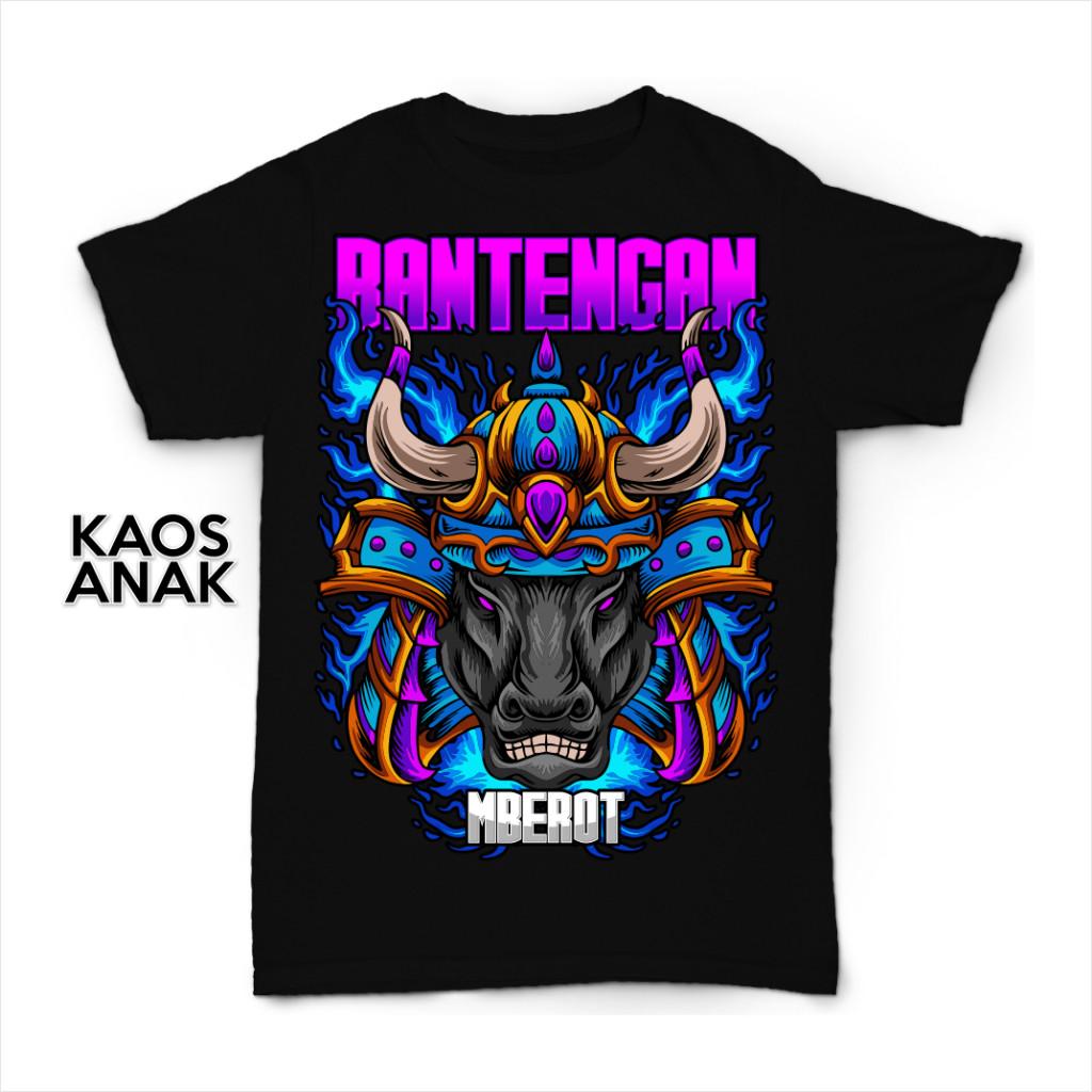เสื้อยืด VIRAL CHILDRENS BANTENGA MBEROT MALANCAN JARAAN TULSA