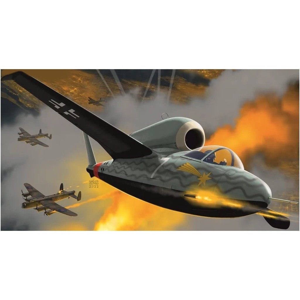 AZ Model 1/72 German Army Heinkel He162A-9 JG.300 Plastic Model