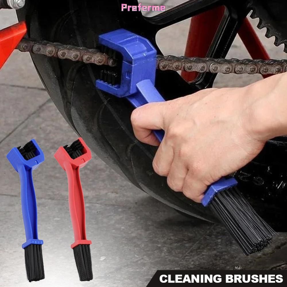 Preferme Universal แปรงทำความสะอาดสำหรับจักรยานและรถจักรยานยนต์ Rim Care J4V2