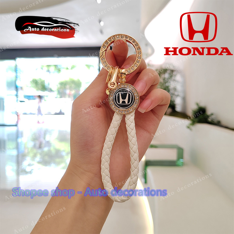 ขอบทอง/ขอบเงิน พวงกุญแจฮอนด้า เชือกเส้นเล็กฮอนด้า พวงกุญแจรถยนต์ฮอนด้า พวงกุญแจบ้าน - รูปที่ 7
