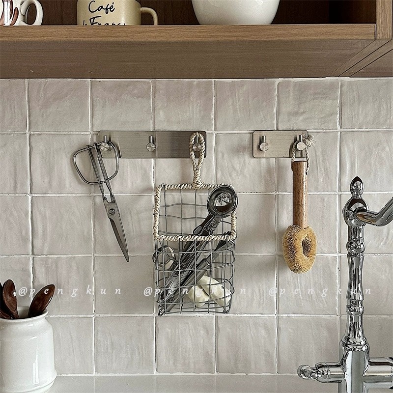 304 ตะขอสแตนเลสลิงค์แถวตะขอเหนียวแข็งแรงครัวในครัวเรือนตะขอโลหะเจาะฟรี - รูปที่ 6