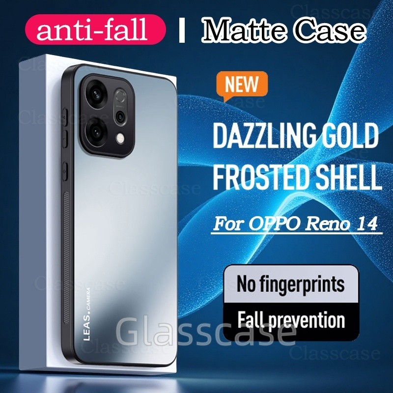 Oppo Reno 14 2025 สําหรับ Oppo Reno 14 1 4 F Pro 14F 14Pro Reno14F Reno14Pro Frosted พราวสี PC Matte