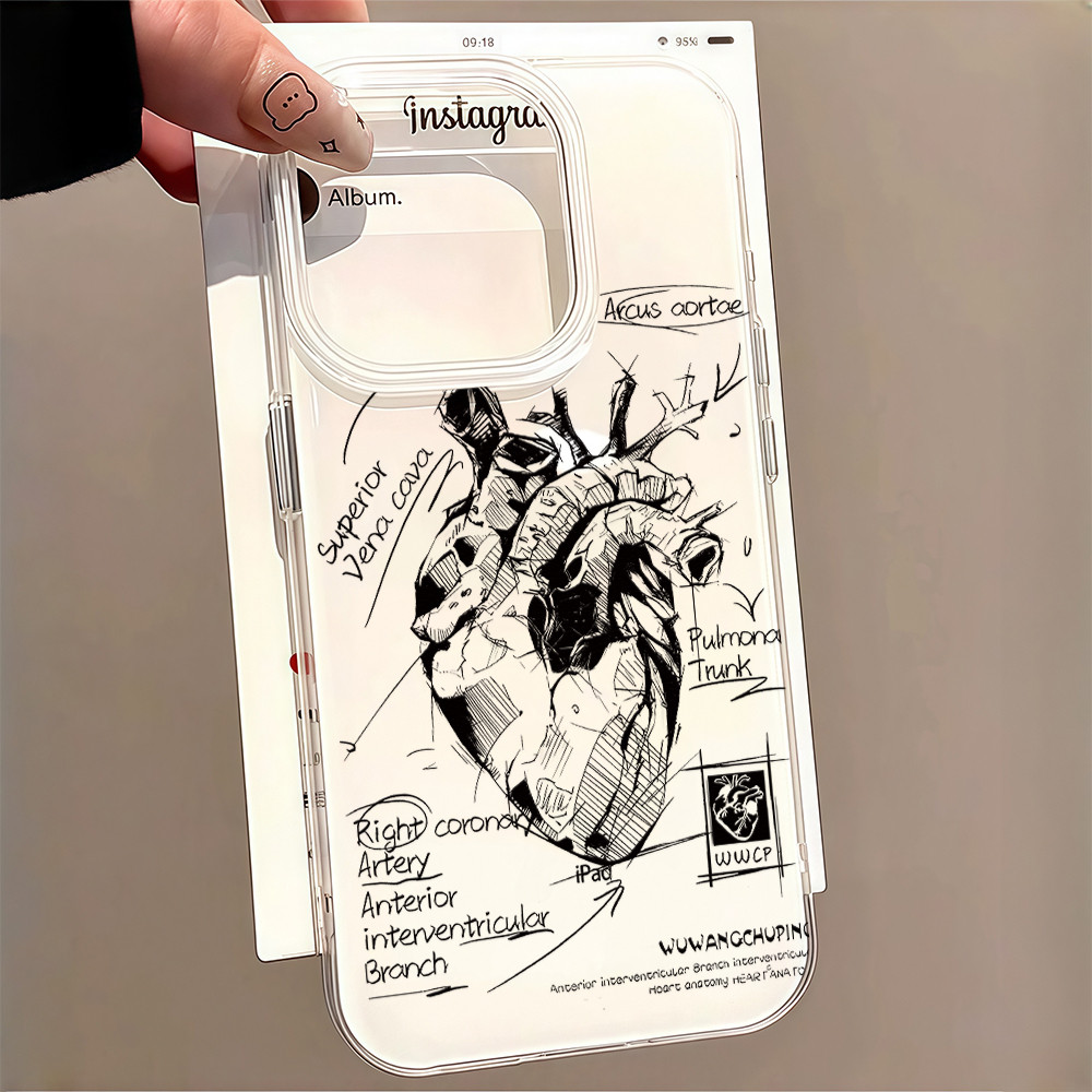 เคสมือถือ For iPhone 11 15 16 14 13 12 Pro Max X XS XR 13 Pro 15 16 Plus Case ผีเสื้อที่สวยงาม ครีม IMD แบบนิ่ม TPU เคส ราคา ถูกที่สุด ดีลบีเคเค แกลเลอรีภาพที่ 3