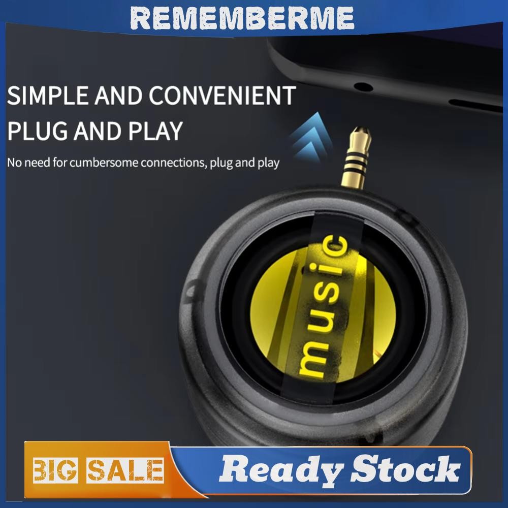 Type-C/3.5mm Aux Input Mini Portable Speaker Phone Speaker Plug in Speaker