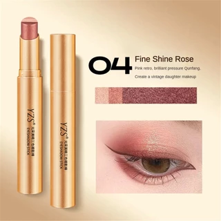 【ซื้อ 1 แถม 1】YZS ดินสออายแชโดว์ อายแชโดว์สามสี ไม่หลุดง่าย ประกายมุกและละเอียดอ่อน กันน้ํา ติดทนนาน อายแชโดว์ แบบแท่ง