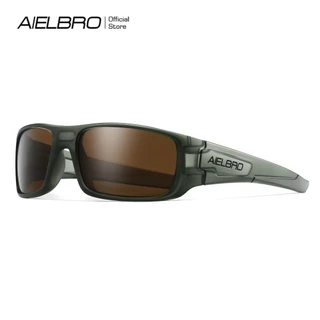AIELBRO แว่นตากันแดดสำหรับการขี่จักรยานและมอเตอร์ไซค์ ป้องกันรังสี UV
