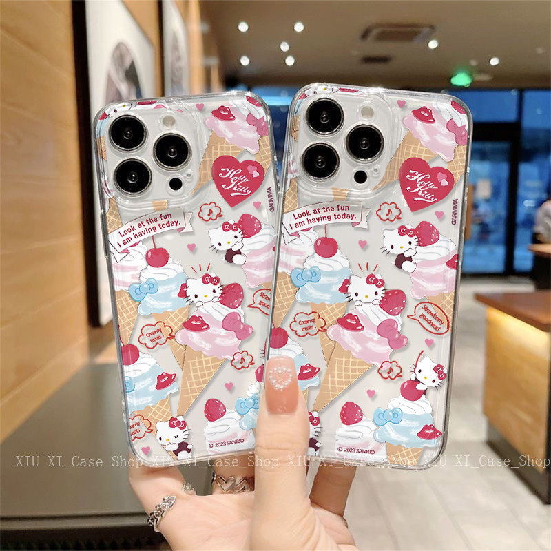 🍂Cloud🍂เข้ากันได้ เคส ที่รองรับ เคส iPhone 15 เคส iphone 16 PRO MAX 15 PRO 14 PRO MAX 13 PRO MAX 11 