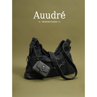 Auure Denim กระเป๋าใต้วงแขนไหล่เดียวความจุขนาดใหญ่พร็อพหญิง …