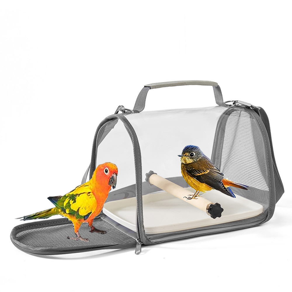 กระเป๋านกแก้ว Small Bird Outdoor Bag Pigeon Lizard Carry Bird Cage Little Sun Cockatiel Portable Bag
